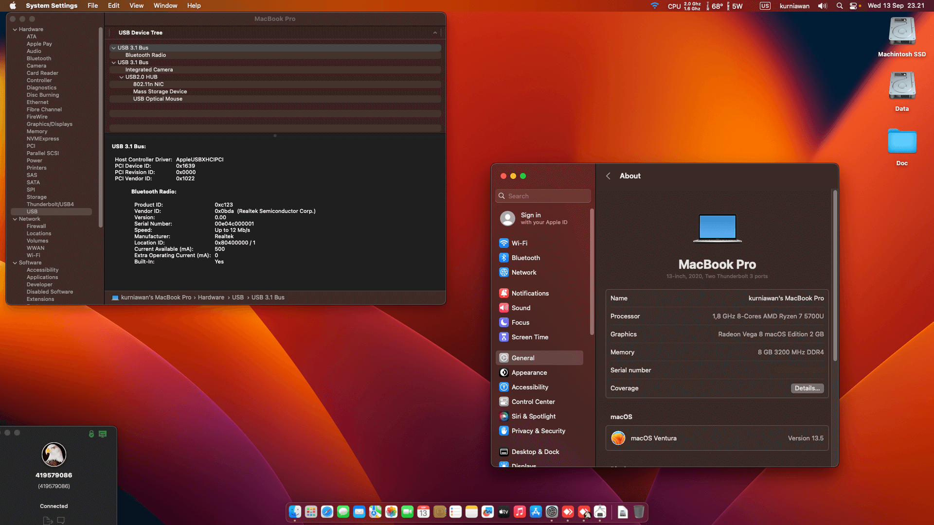 Lenovo Ideapad Slim 3 15ALC6 2nd [AMD Ryzen 7 5700U + Radeon Vega 8 + I2C]   OpenCore 1